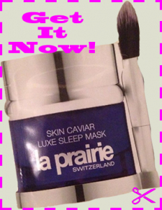 Free Sample of La Prairie Skin Caviar Luxe Sleep Mask