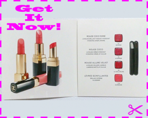 Free Sample of Chanel Le Rouge Lipstick Set