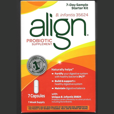 Picture of Align Probiotic Supplement 7 Day Starter Kit Sample