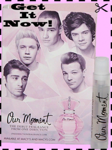 Free Sample One Direction Our Moment Perfume