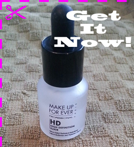 Picture of my Make Up For Ever Elixir Free Travel Sample